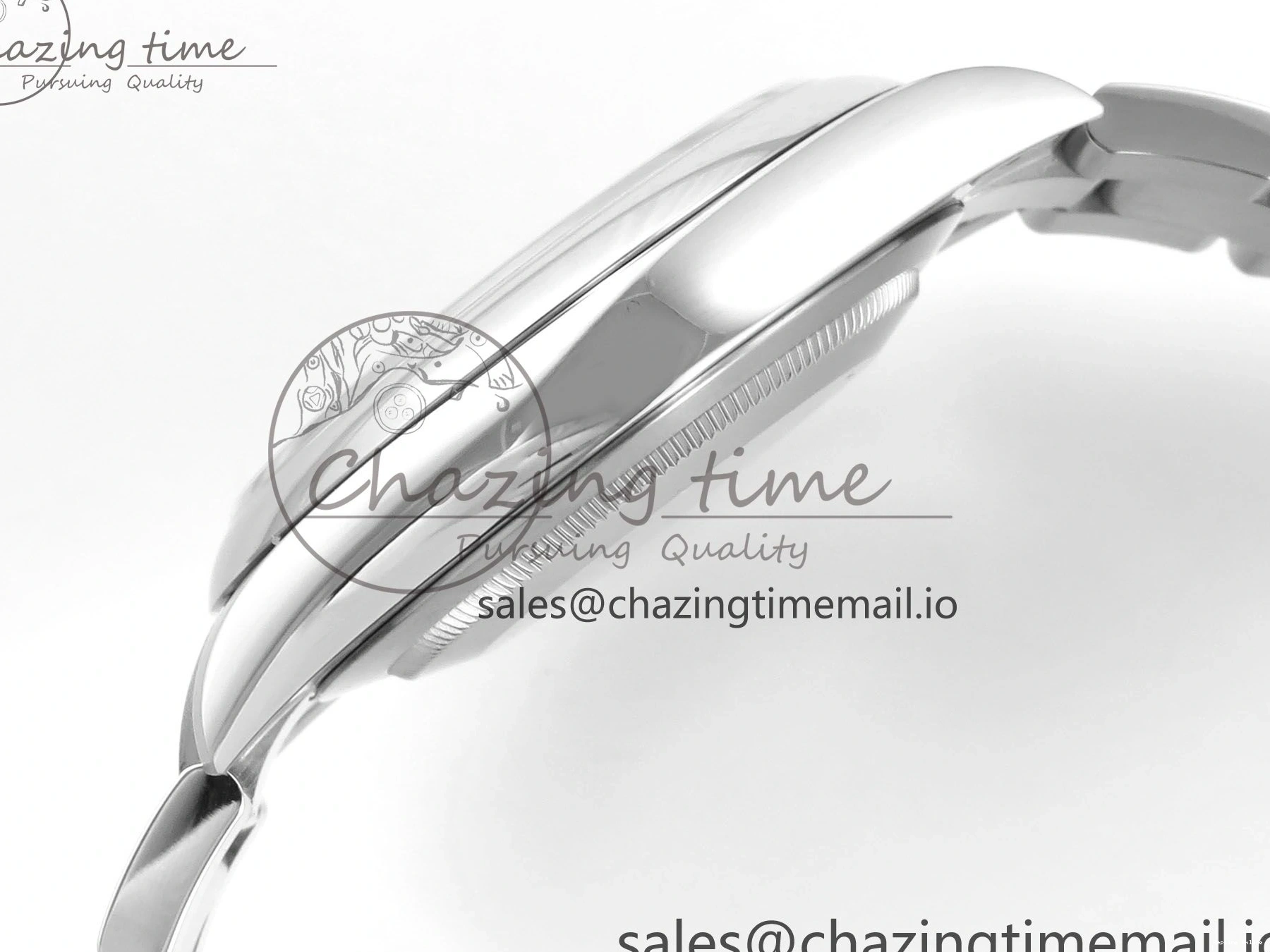 0204 Sustainable Oyster Perpetual 124300 41mm EWEF Best Edition 904L Steel Red Dial A 768